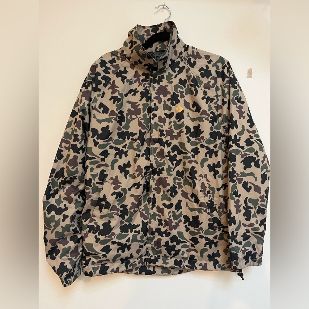 Converse Snap Button Jacket In Camo - image 1
